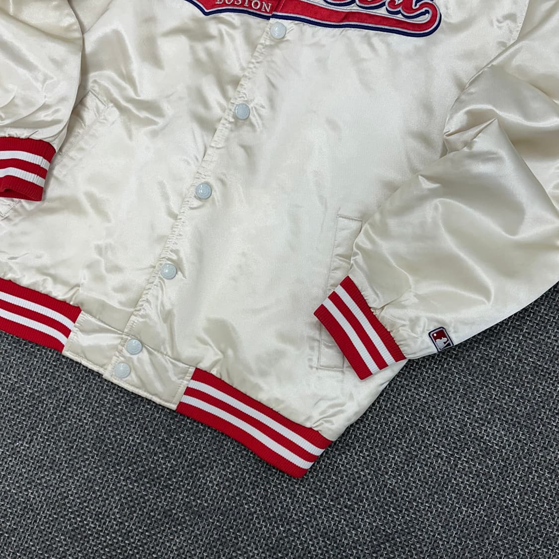 MLB 00s 올드스쿨 보스턴 레드삭스 새틴 야구점퍼 100 상품이미지5