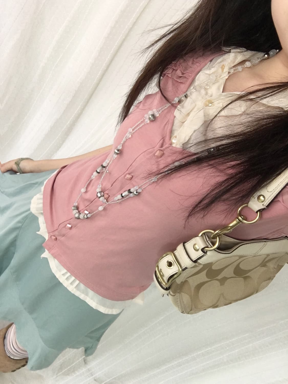 빈티지 핑크 민트 코디세트  상품이미지3