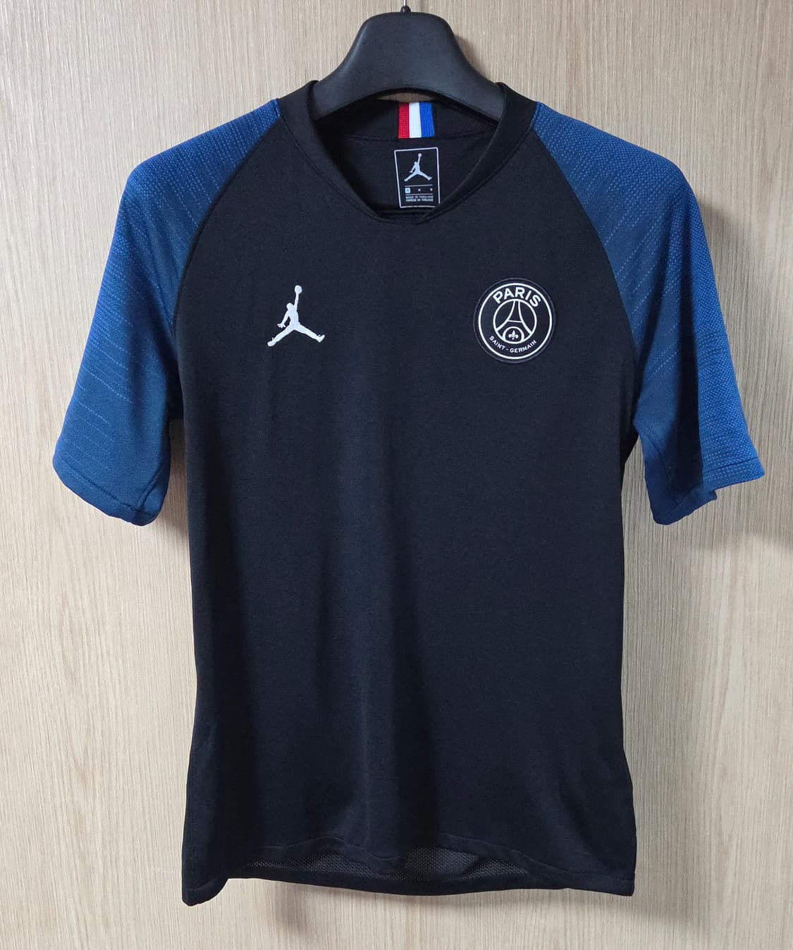 (착샷) 파리생제르망 x 조던 반팔 트레이닝 탑 드릴탑 psg 상품이미지1