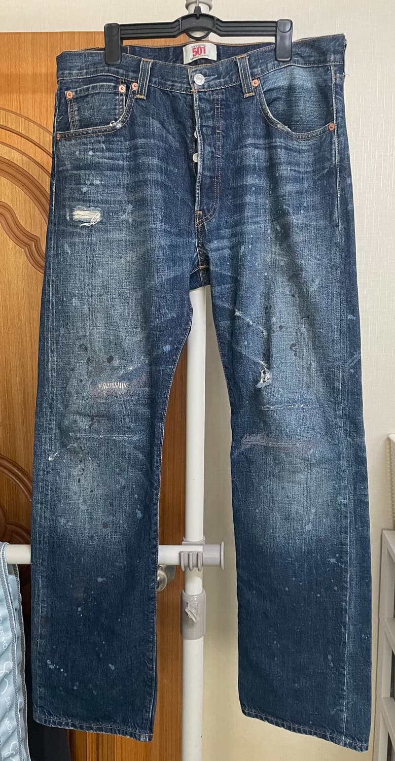 리바이스 501 데님 W34 L33 중고품 상품이미지1