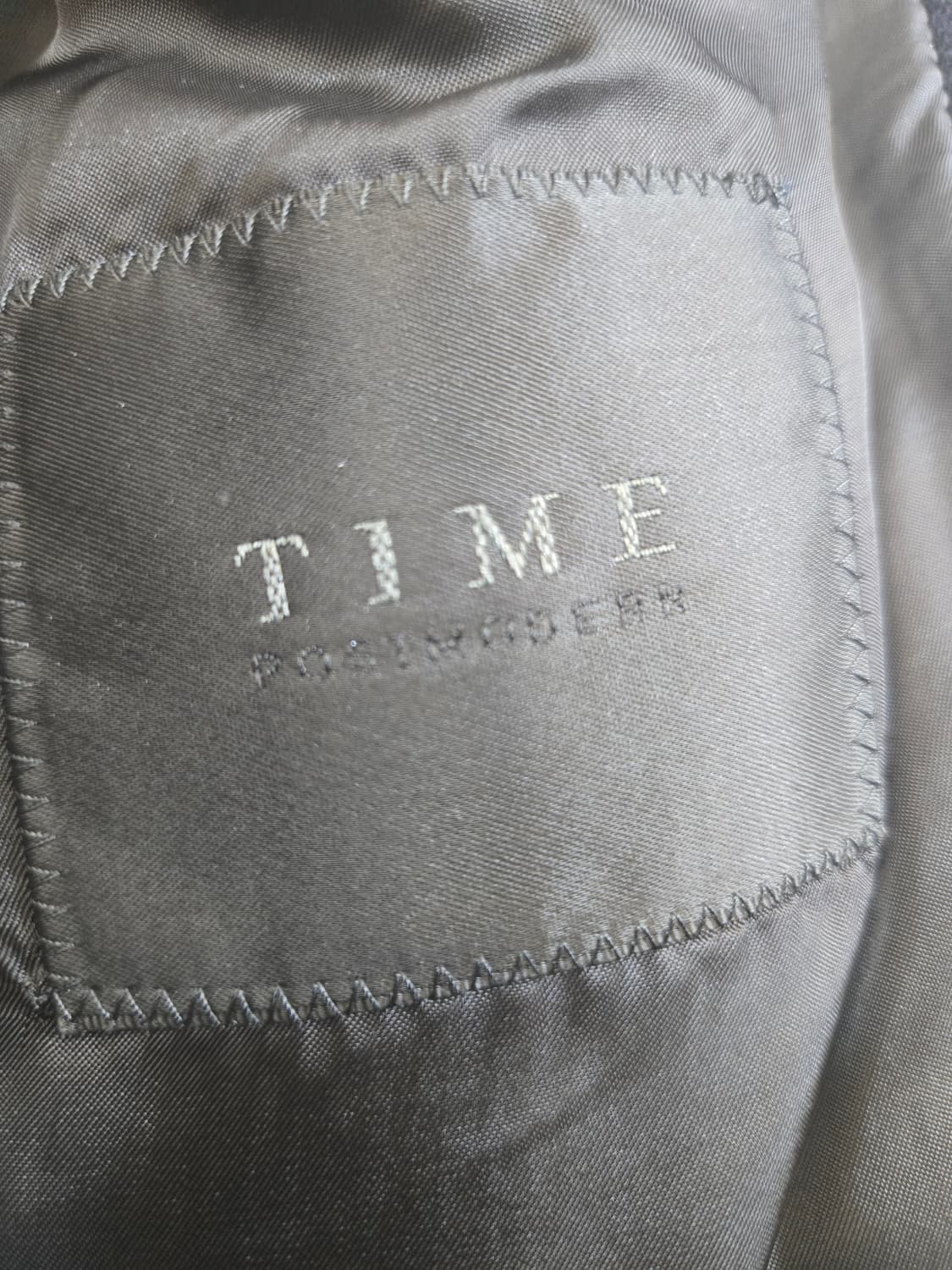 TIME 블랙 더블 코트 상품이미지3