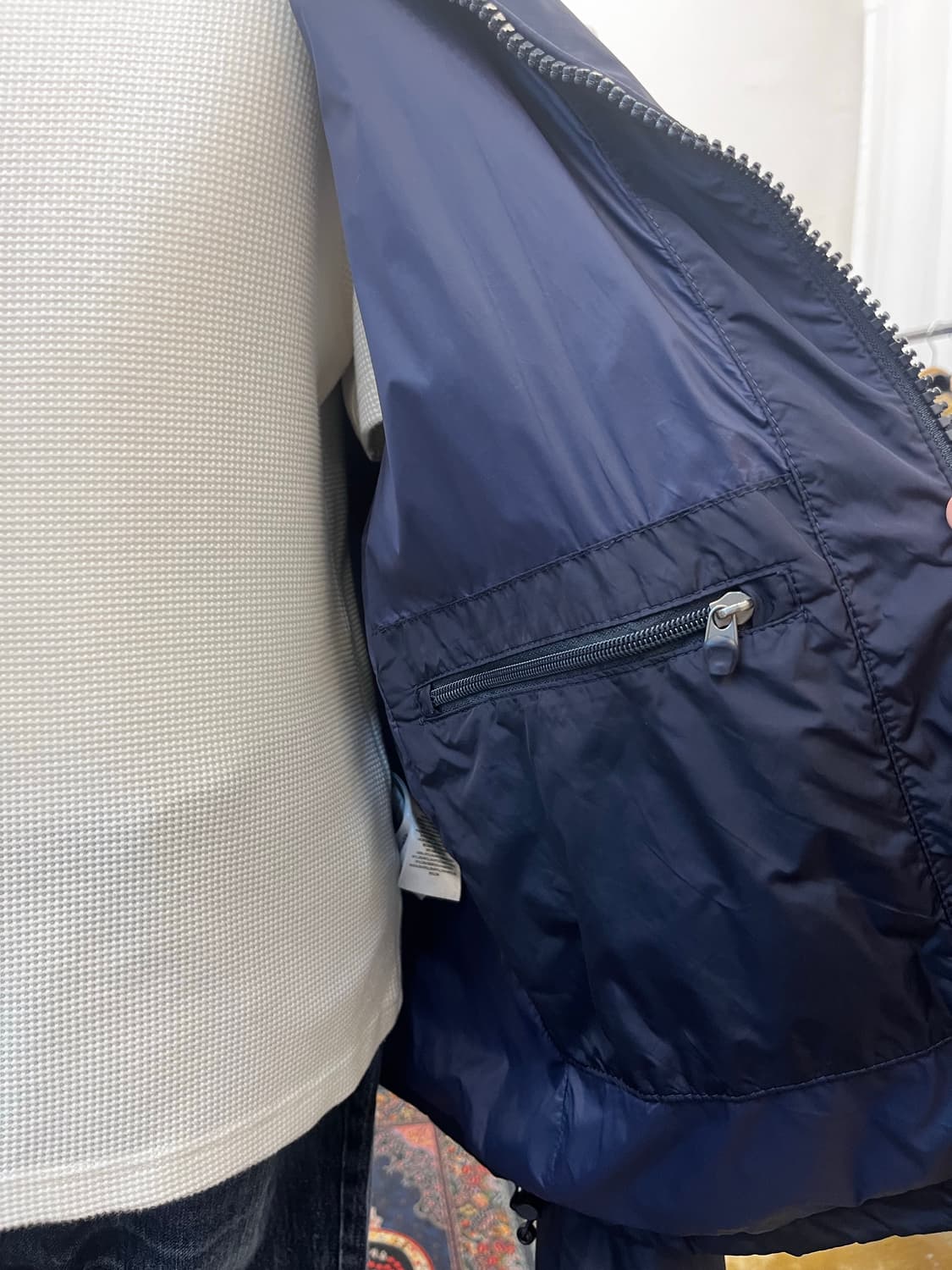 폴로 랄프 로렌 나일론 후드 자켓 네이비 상품이미지6