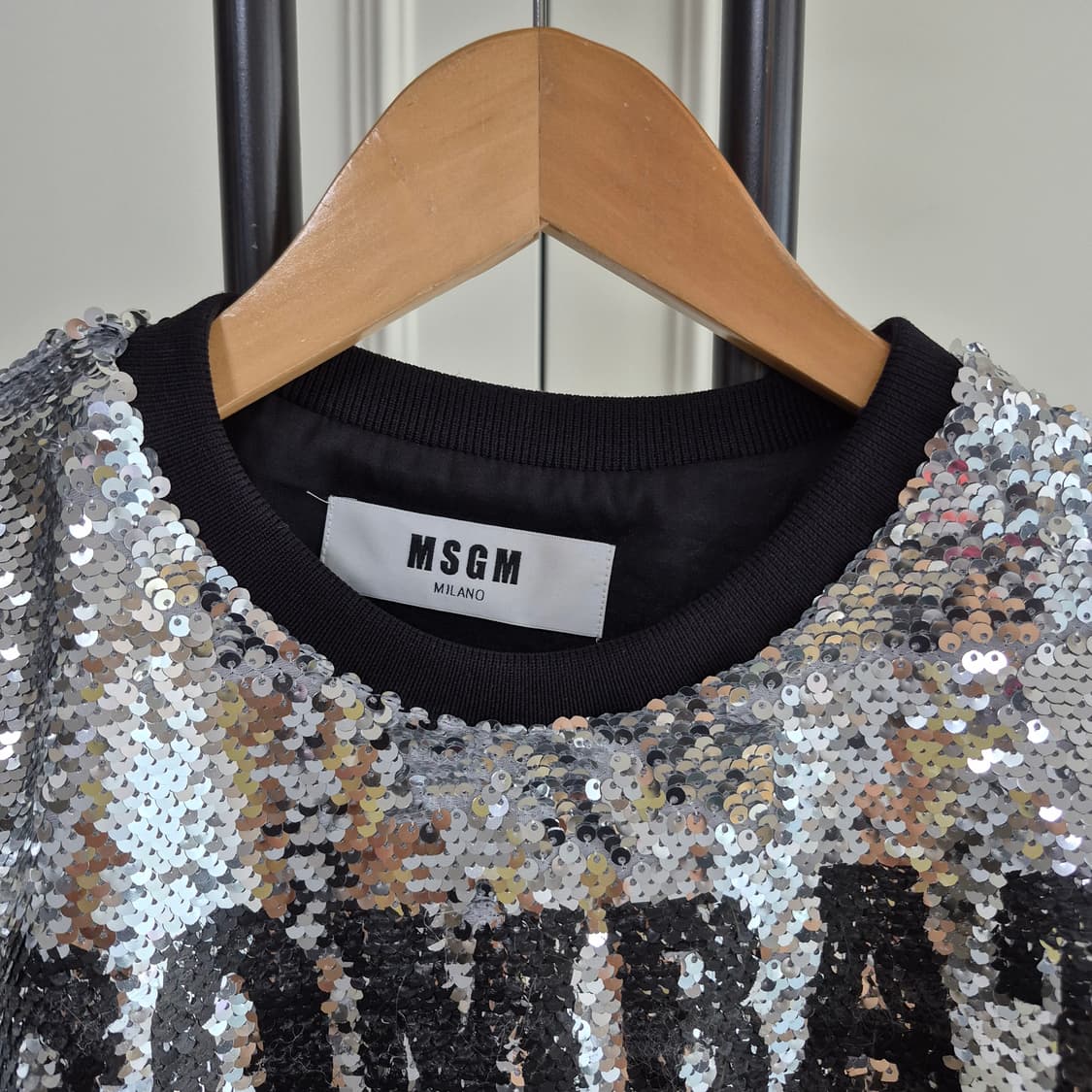 MSGM 스팽글 크롭티 상품이미지2