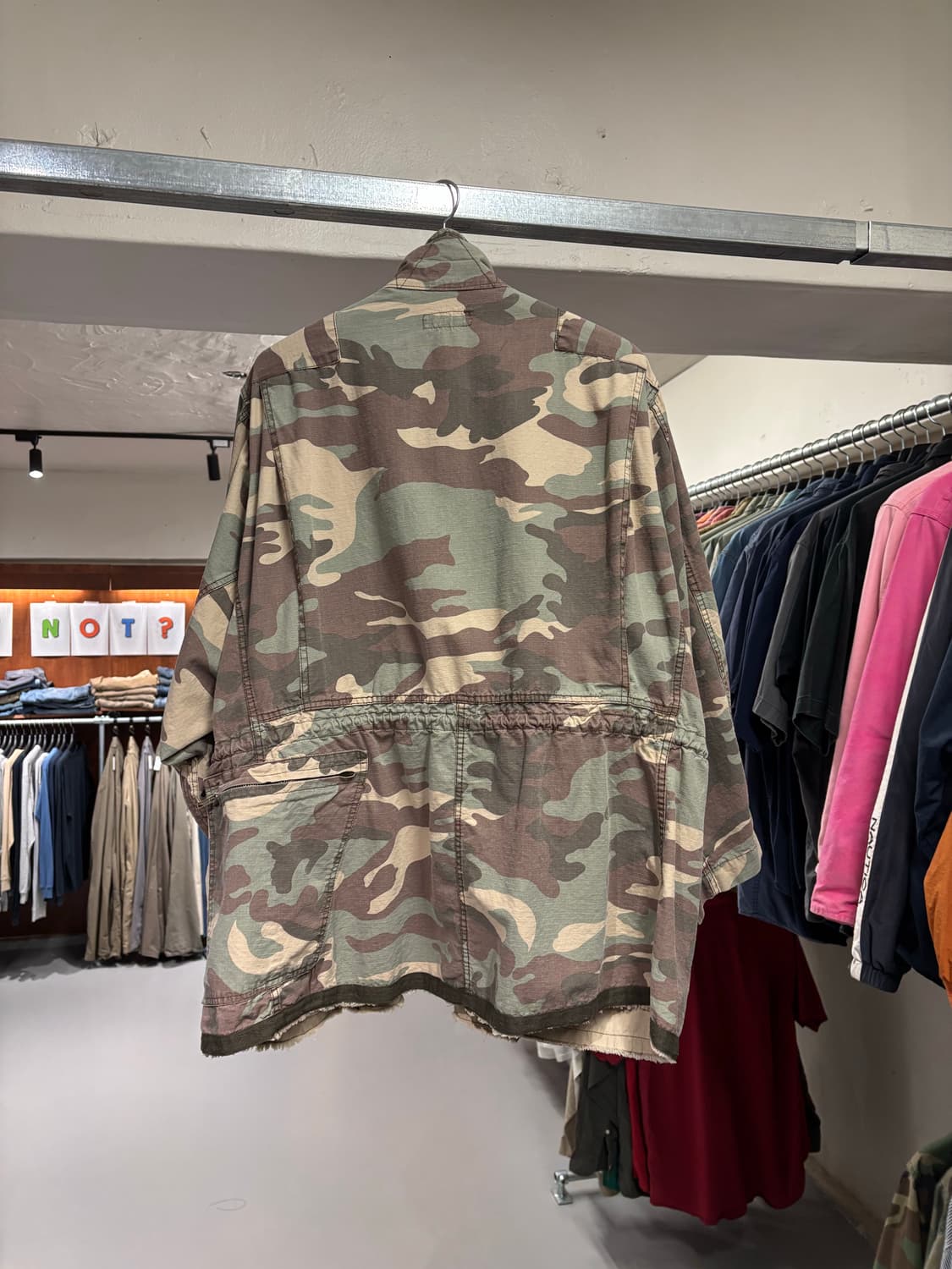 빈티지 카모플라주 야상 자켓 상품이미지6