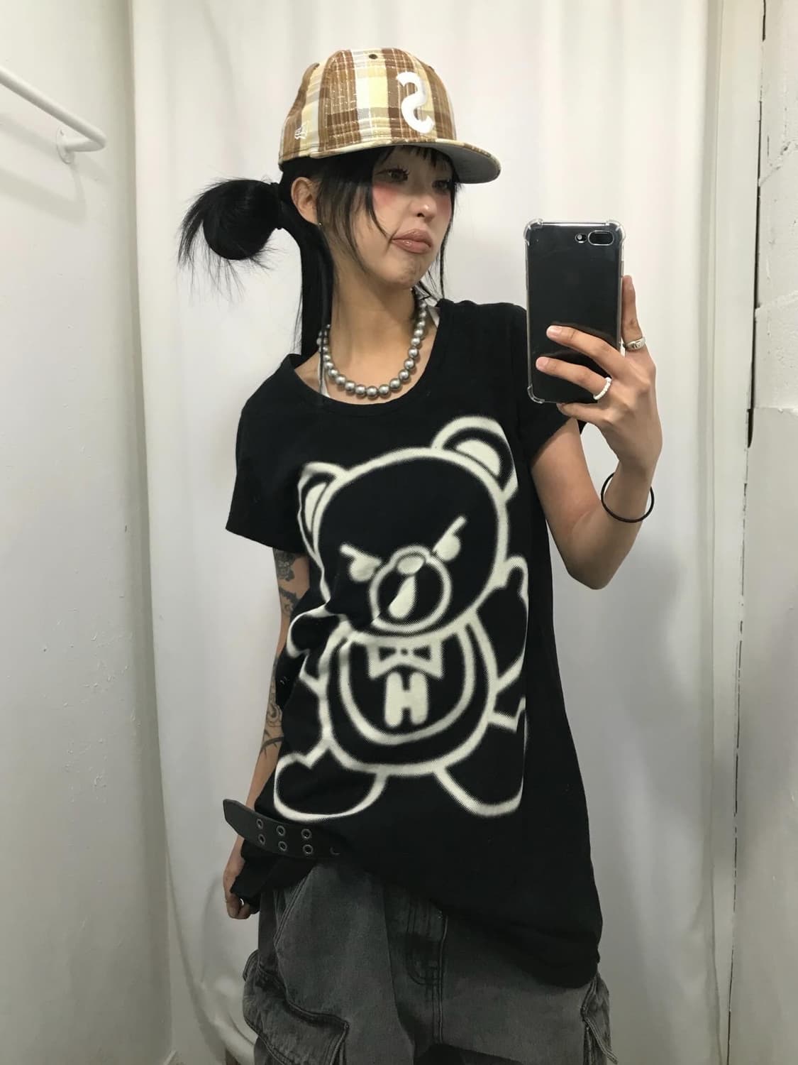 Hysteric Glamour Fxxk Bear Printing Tee 상품이미지6