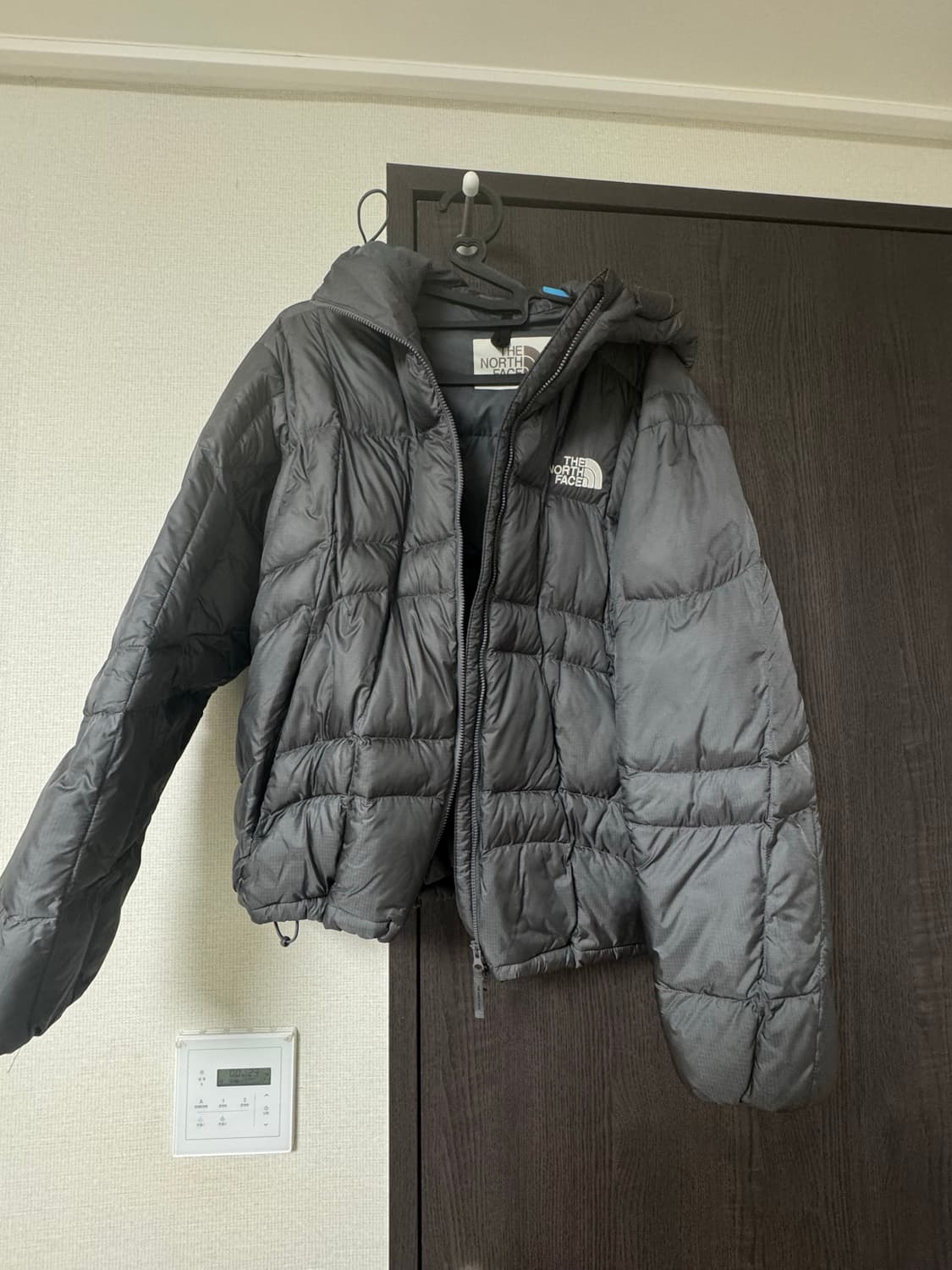 노스페이스 화이트 라벨 웨이브 LT 패딩 그레이 상품이미지2