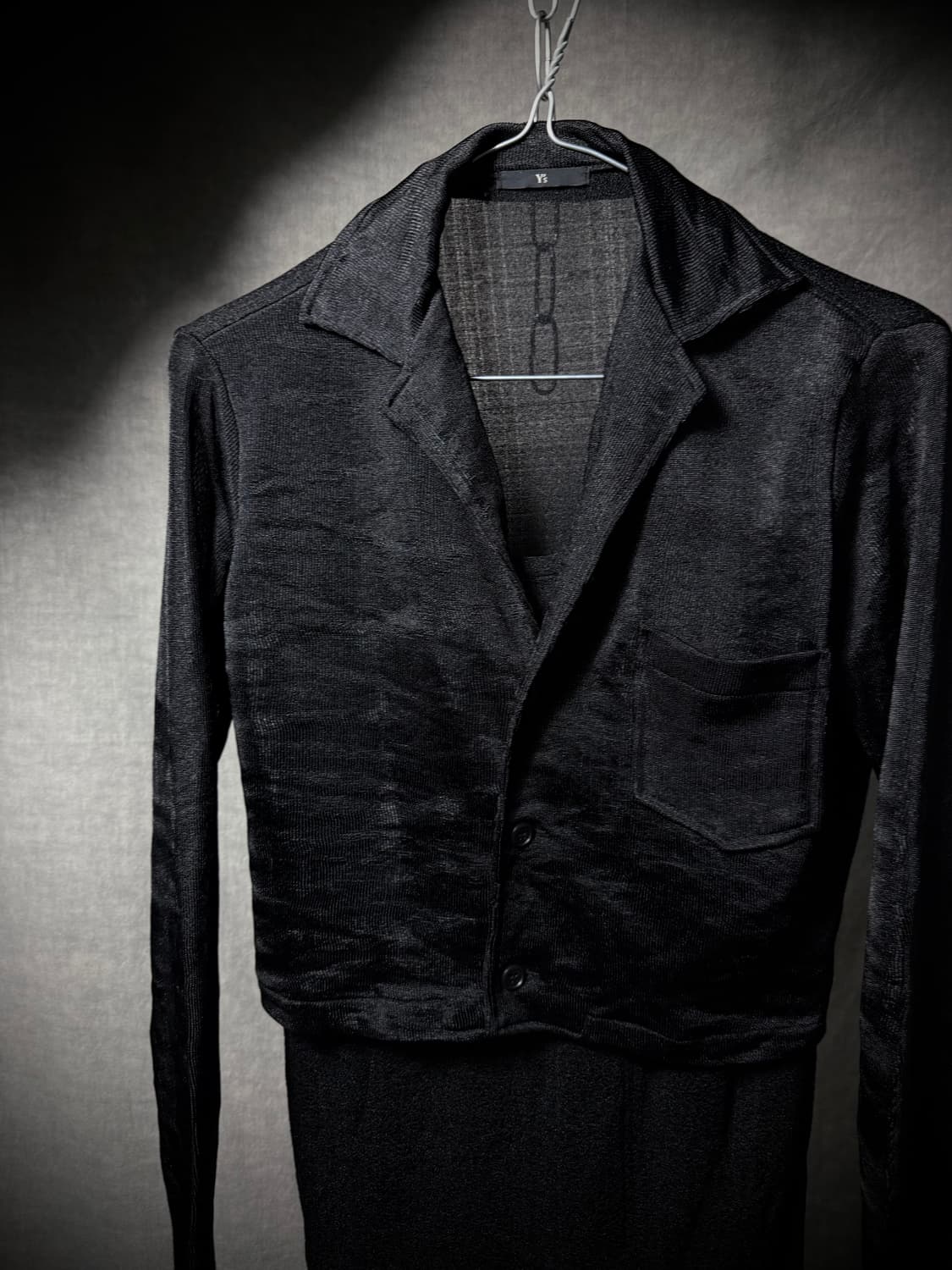 Y’s Yohji Yamamoto Layered Knit Jacket 상품이미지1