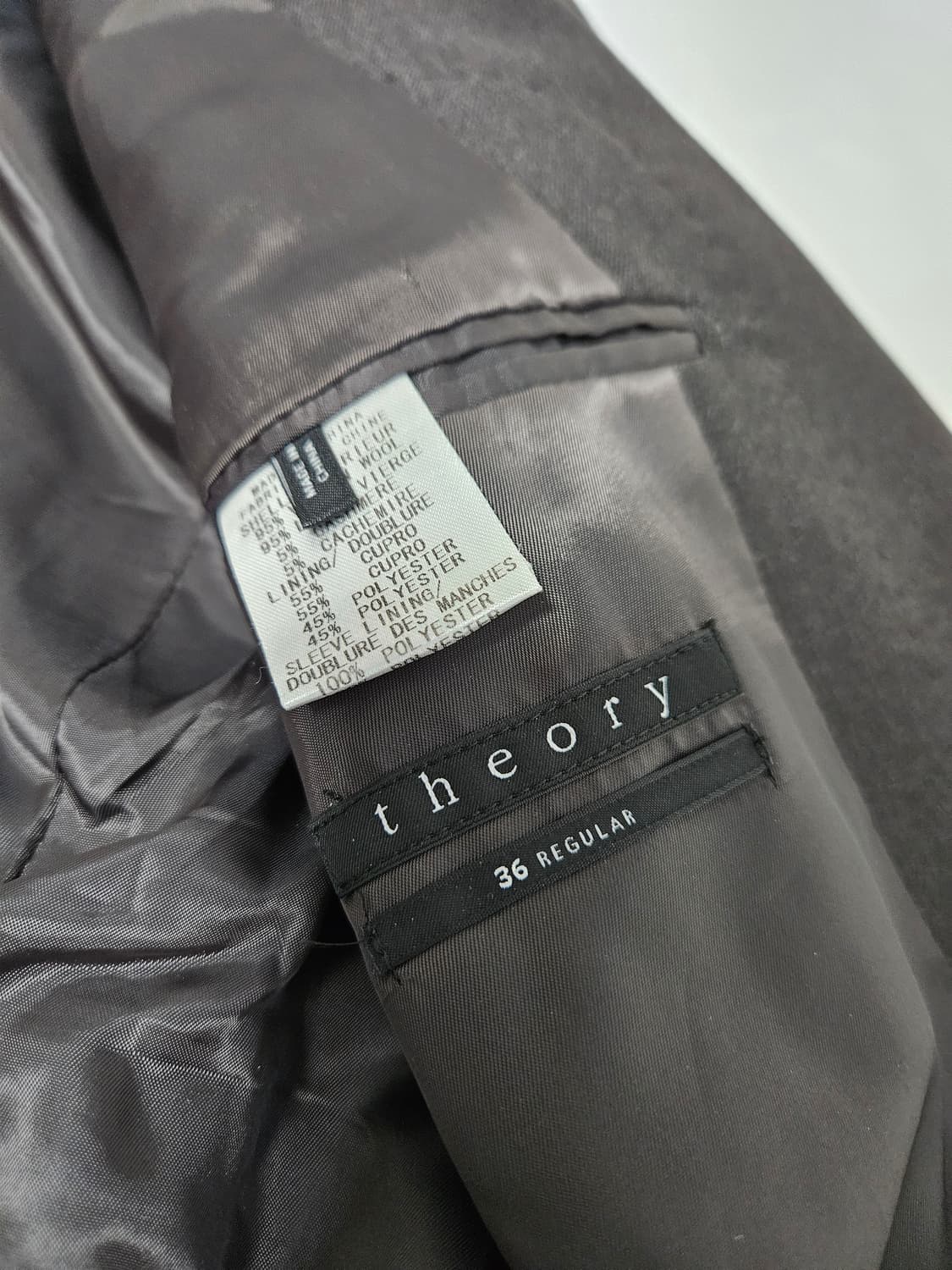 띠어리 Theory 쉘 블레이저 정장 자켓 남성 36R (S) 상품이미지3