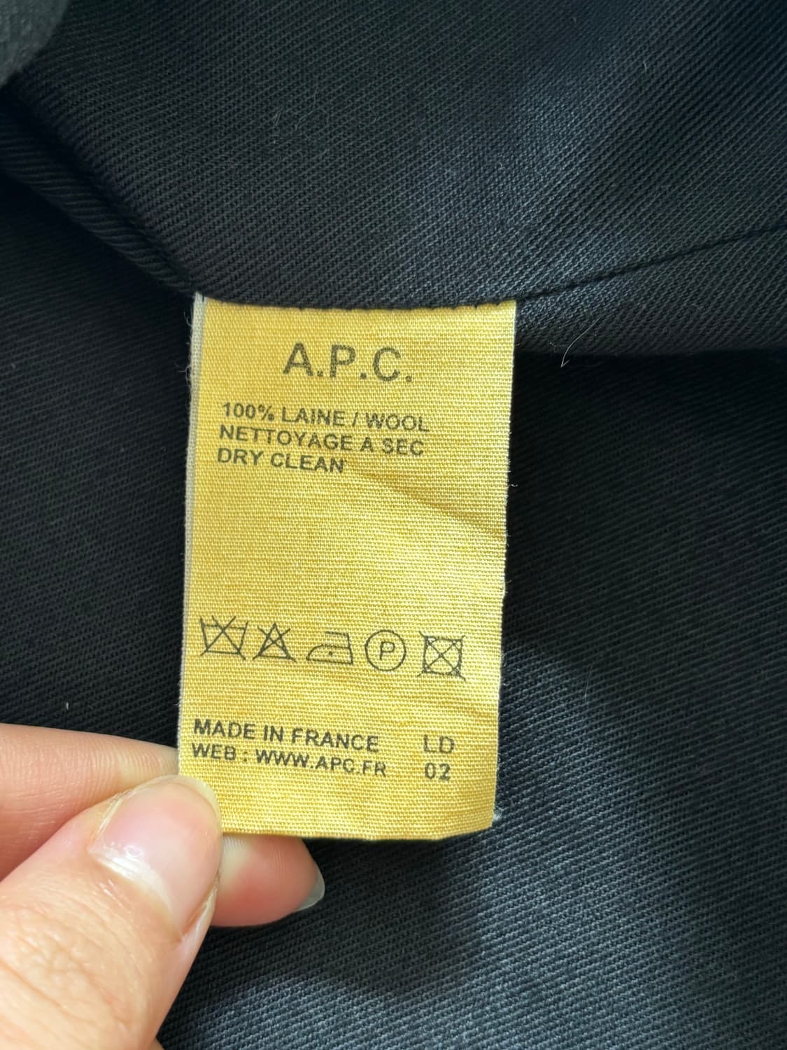 A.P.C. 아페쎄 카키그린 울 자켓 상품이미지7