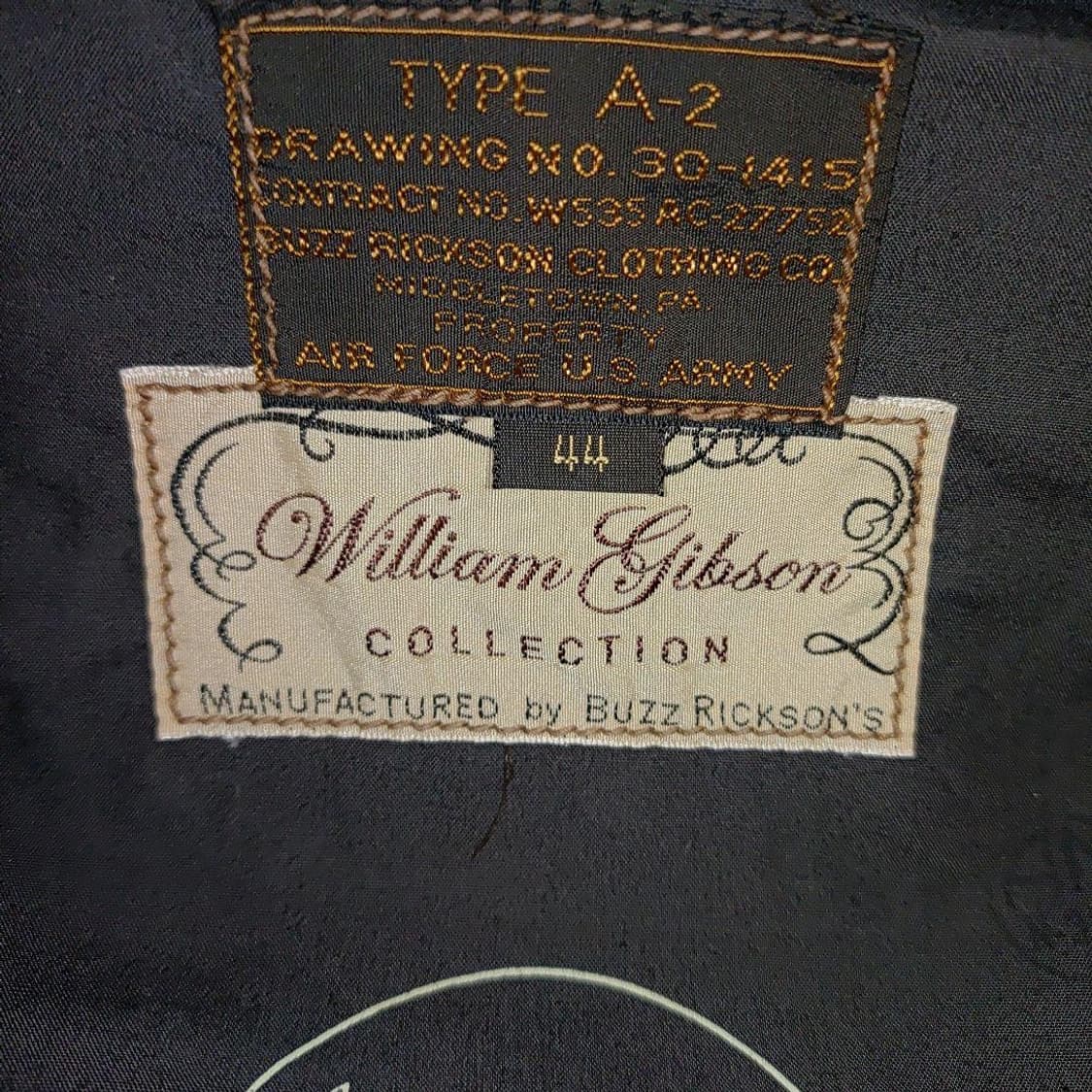 (44) 버즈릭슨 윌리엄깁슨 a-2 가죽자켓 상품이미지5