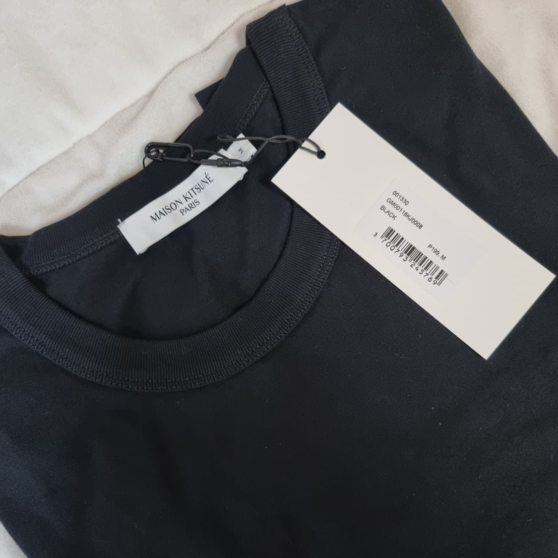 메종키츠네 그레이폭스 패치 라운드 반팔티셔츠 상품이미지2