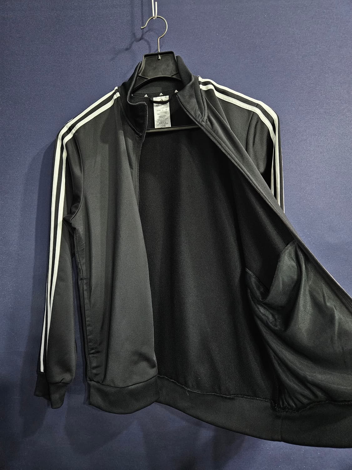 아디다스 삼선 블랙컬러 남성 슬림핏 105 져지 상품이미지8