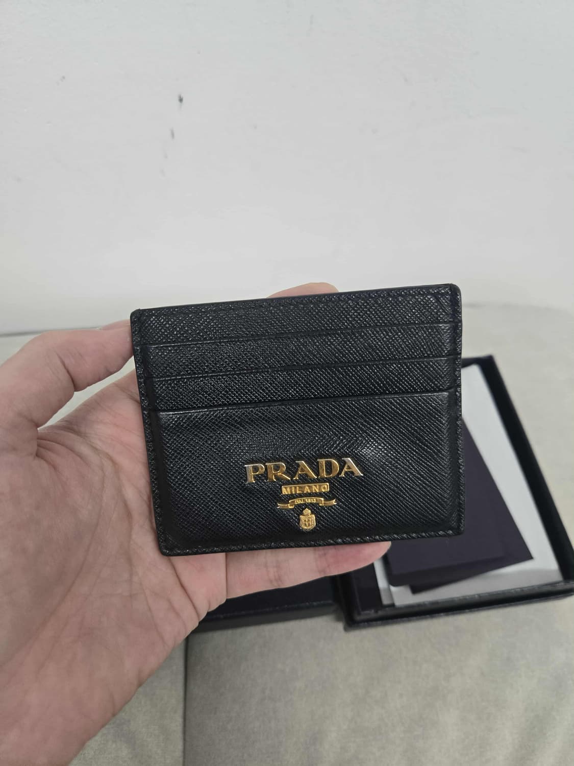 [보증서 정품]프라다 사피아노 카드지갑 상품이미지2