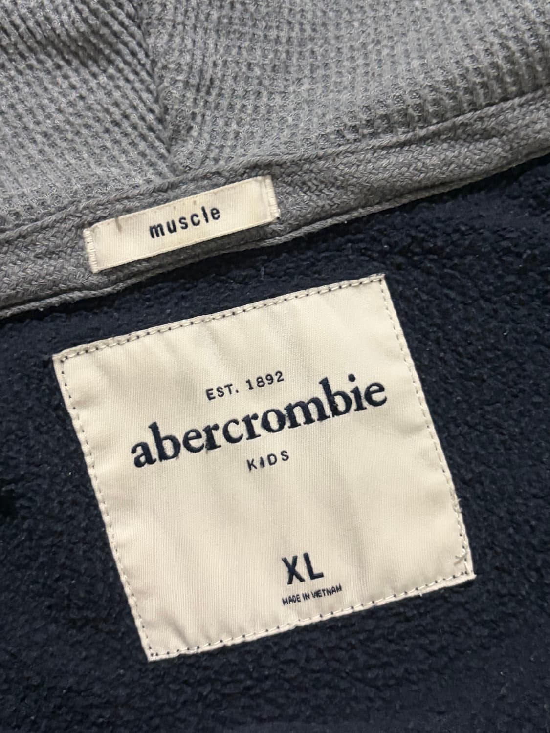 아베크롬비 네이비 후드집업 상품이미지2