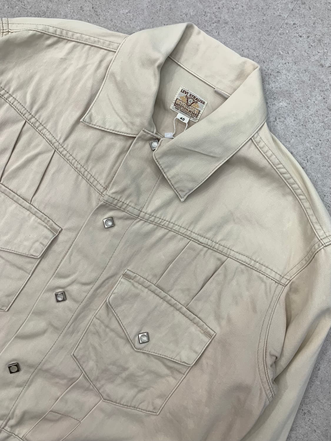 Levis 리바이스 90s 쇼트혼 웨스턴자켓 상품이미지2