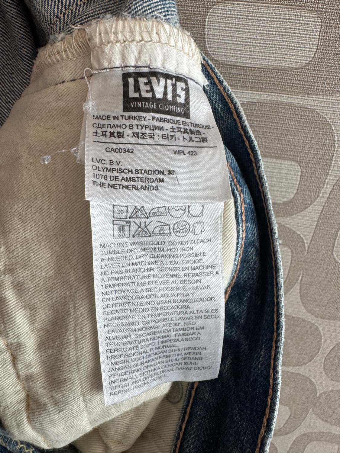 Levi's 리바이스 빈티지 정품 501 LVC 셀비지 데님 청바지 31 상품이미지9