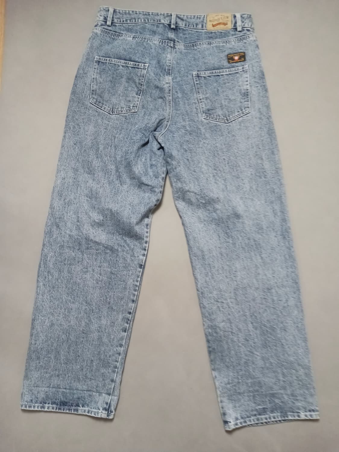 [35] 모노플로우 스톤워싱 와이드진 청바지 상품이미지7