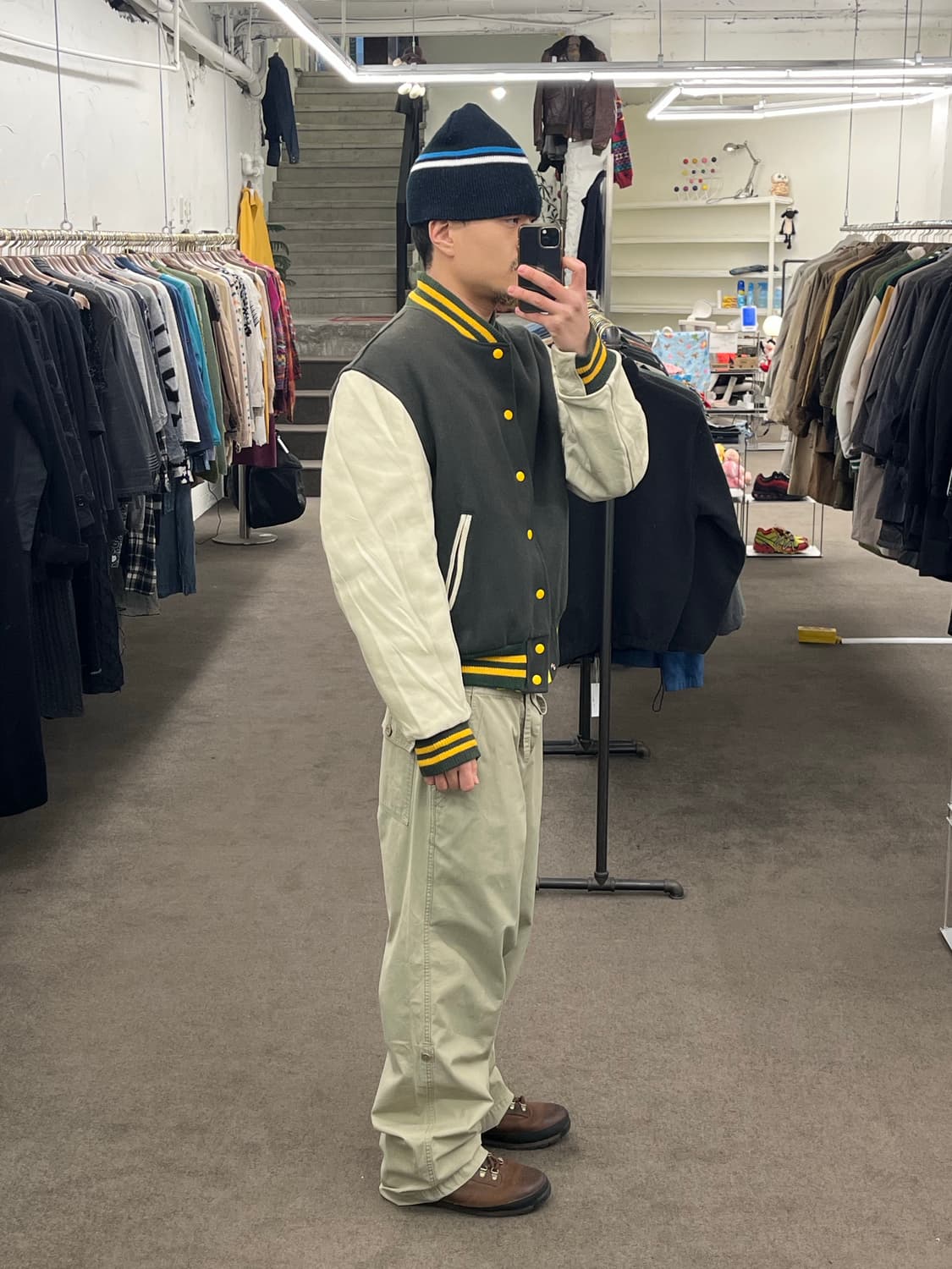 90s USA 골든베어 바시티 상품이미지10