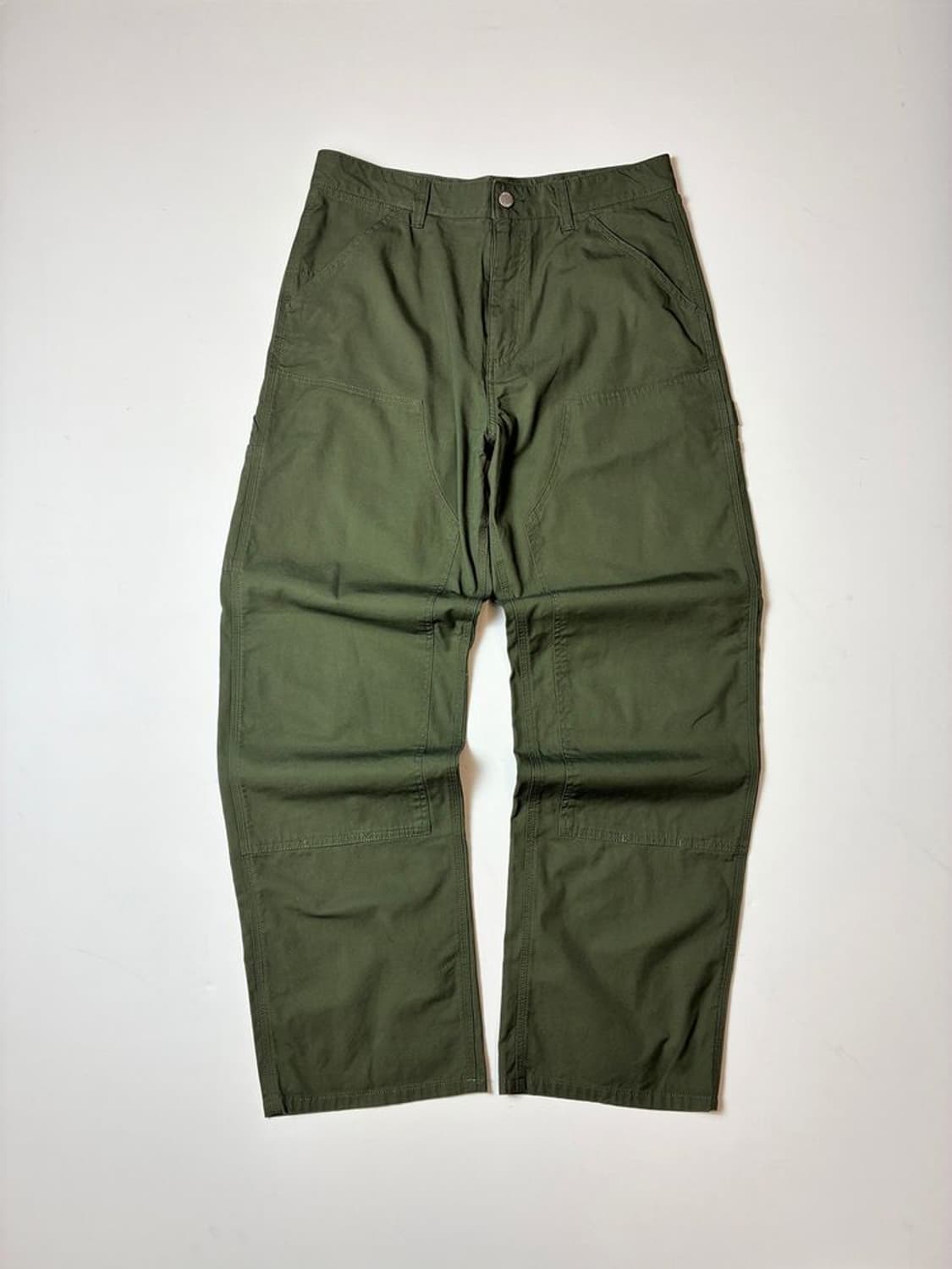 수아레 SUARE 와이드 더블니 팬츠 PN8521 상품이미지1