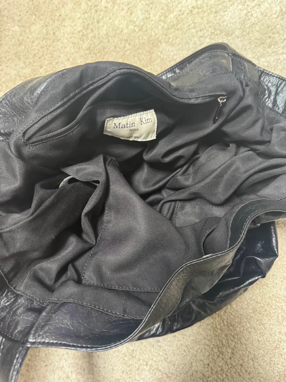 마땡킴 블랙 숄더백 상품이미지5