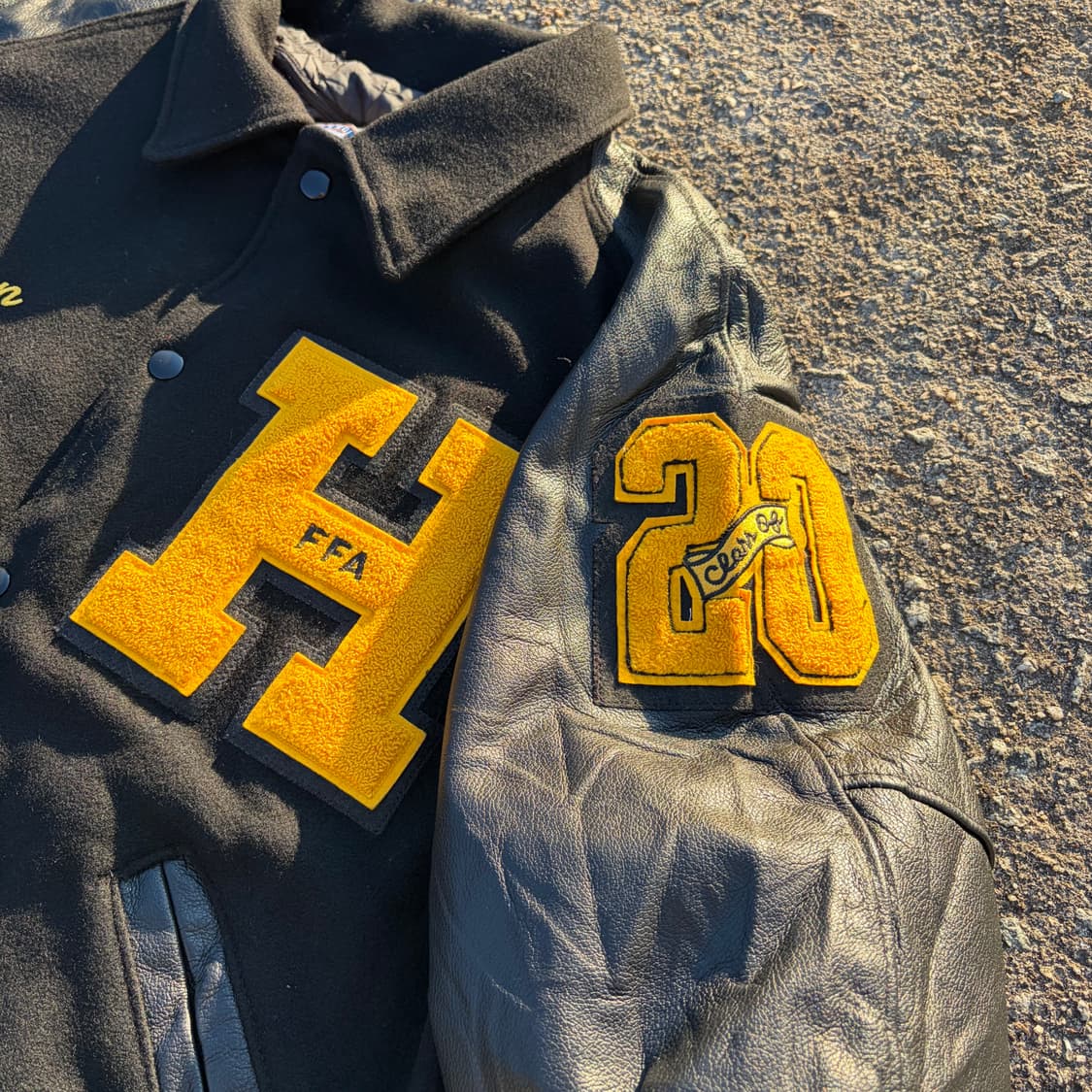 90s Tyson Awards 빈티지 울 바시티 자켓 L 상품이미지4