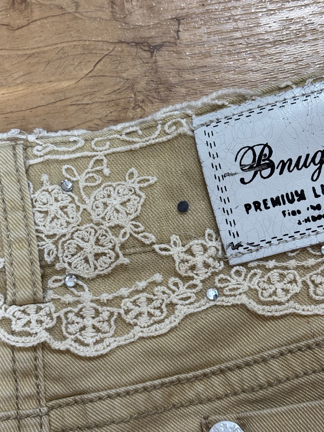 빈티지 대장 오리엔탈 모리 페어리 오네갸루 숏팬츠 상품이미지3