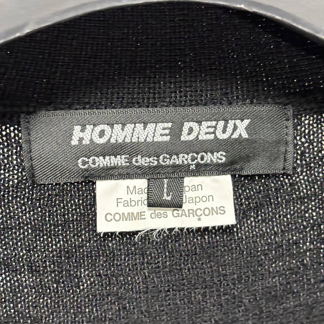 L) 꼼데가르송 옴므 DEUX ZIP 가디건 상품이미지2