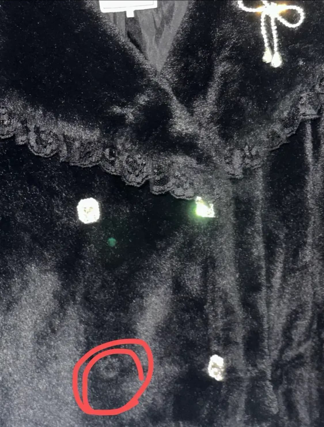 앙크루즈 블랙 퍼 코트 지뢰계 양산형 상품이미지4