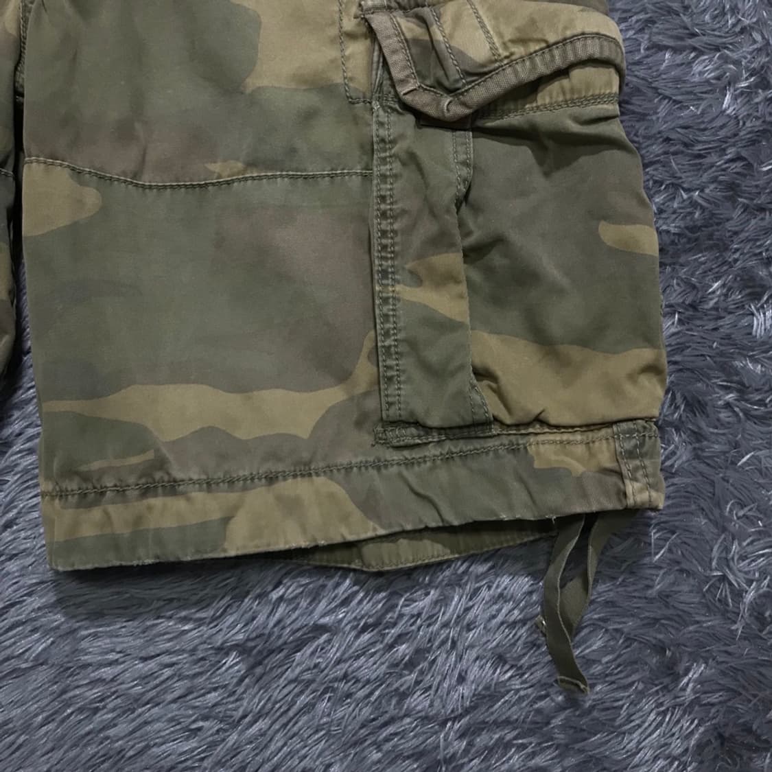 [[M] 아베크롬비(AF) 밀리터리/카모플라주 카고 하프 팬츠p142 상품이미지4
