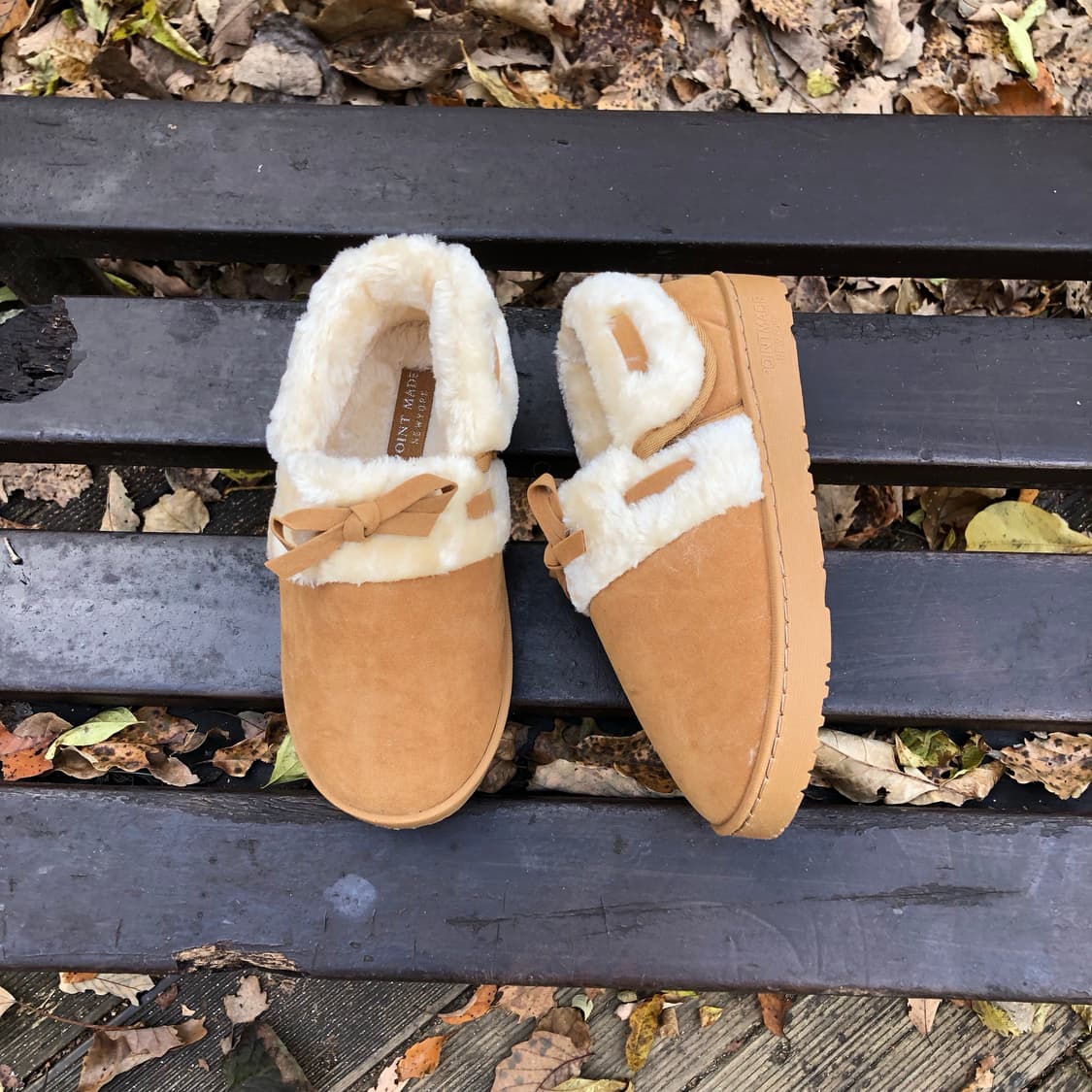 베이지 리본 퍼 어그 📝  상품이미지4