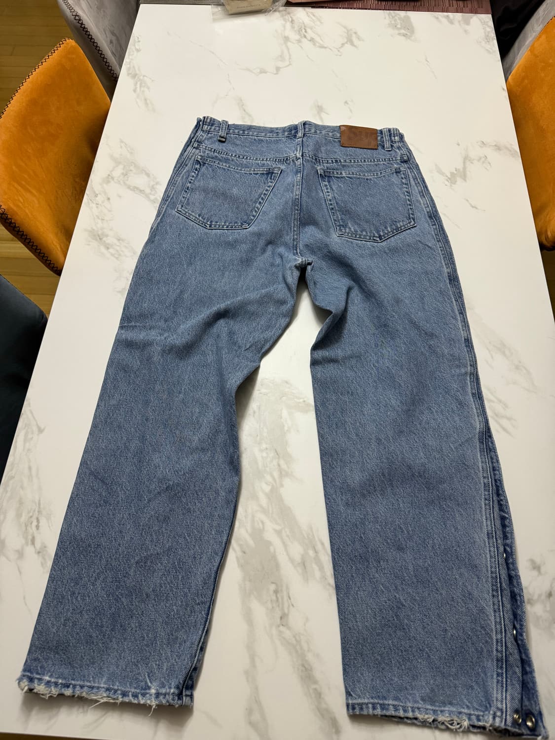 [30]슈프림 스냅오프 배기 진 워시드 블루 23FW 상품이미지2