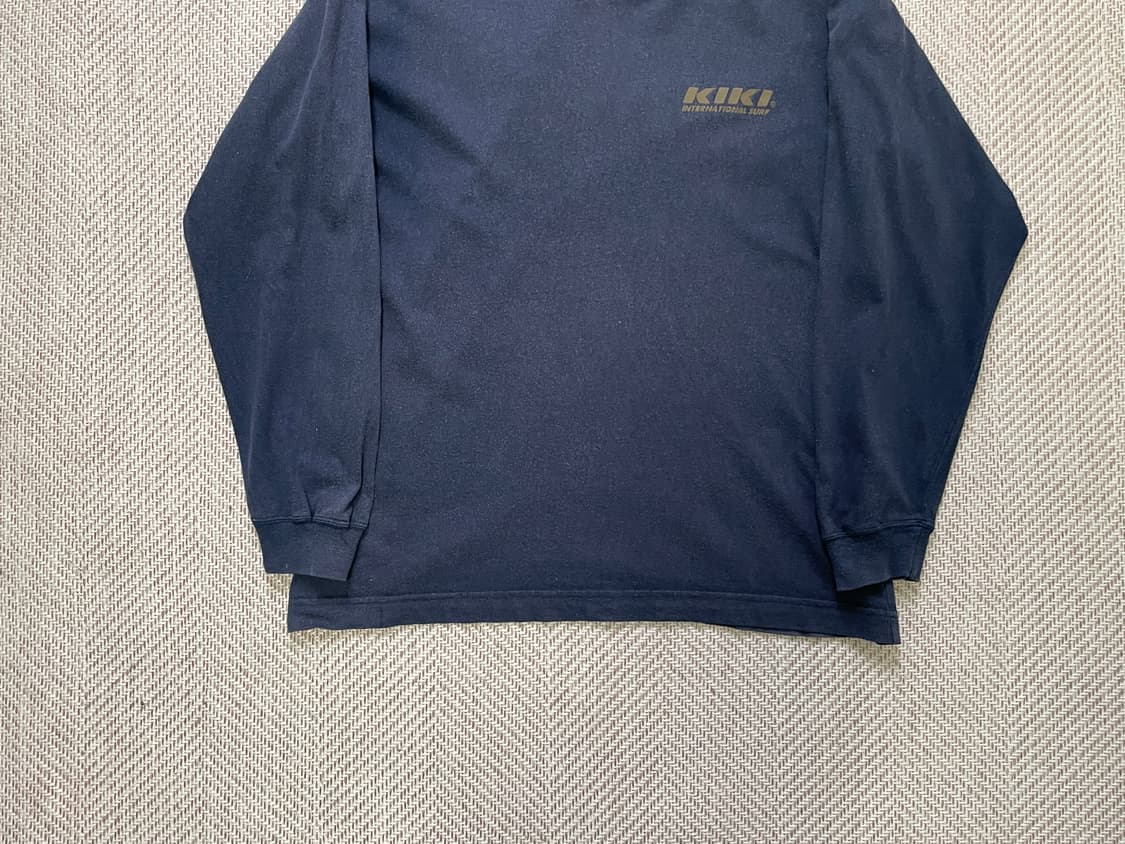 키키 서프 그래픽 백프린트 롱슬리브 티셔츠 J04181 상품이미지5