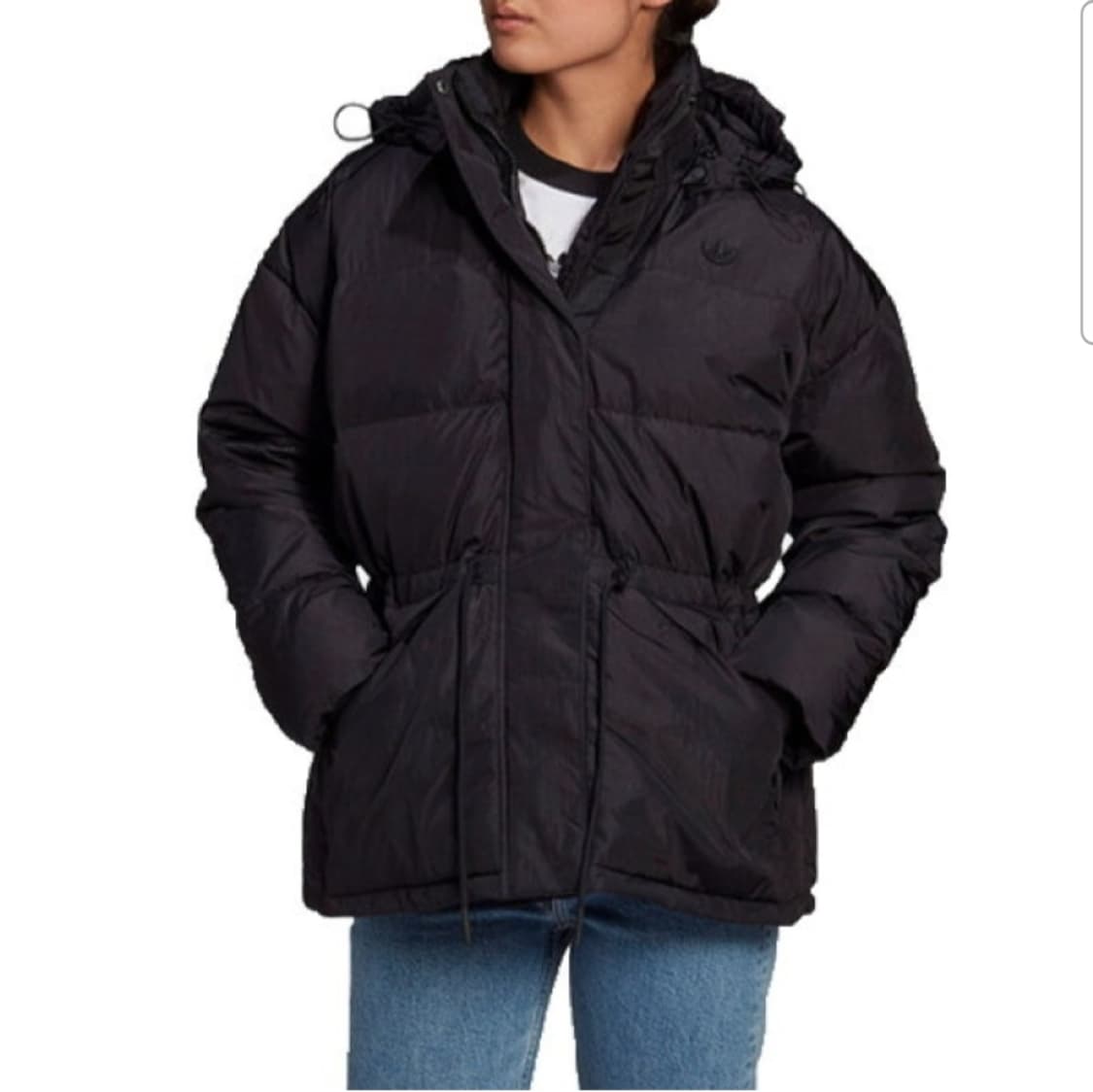 아디다스 스트링 후드 다운 패딩  상품이미지2