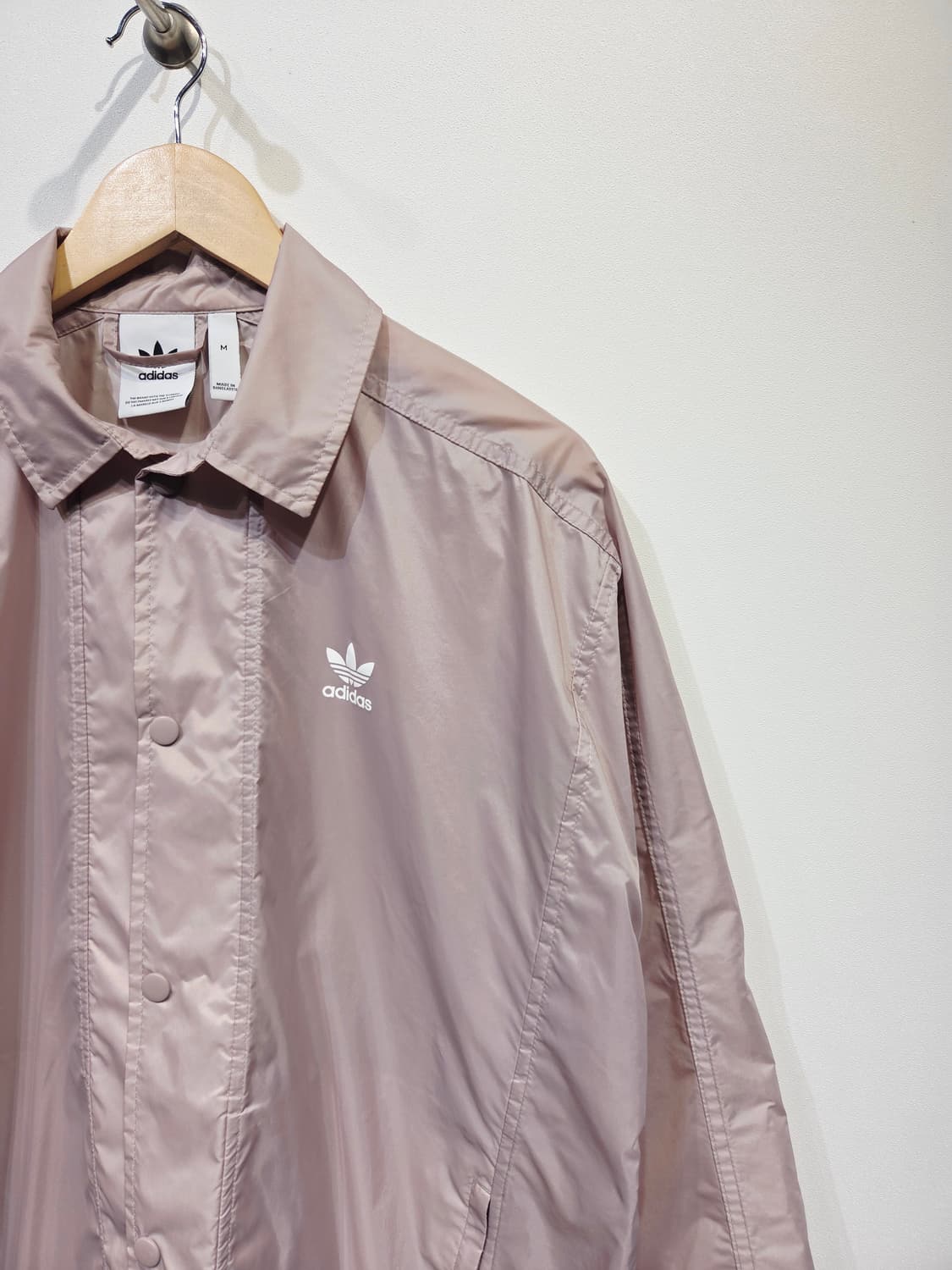 아디다스. 베이지 코치 자켓_M 상품이미지4