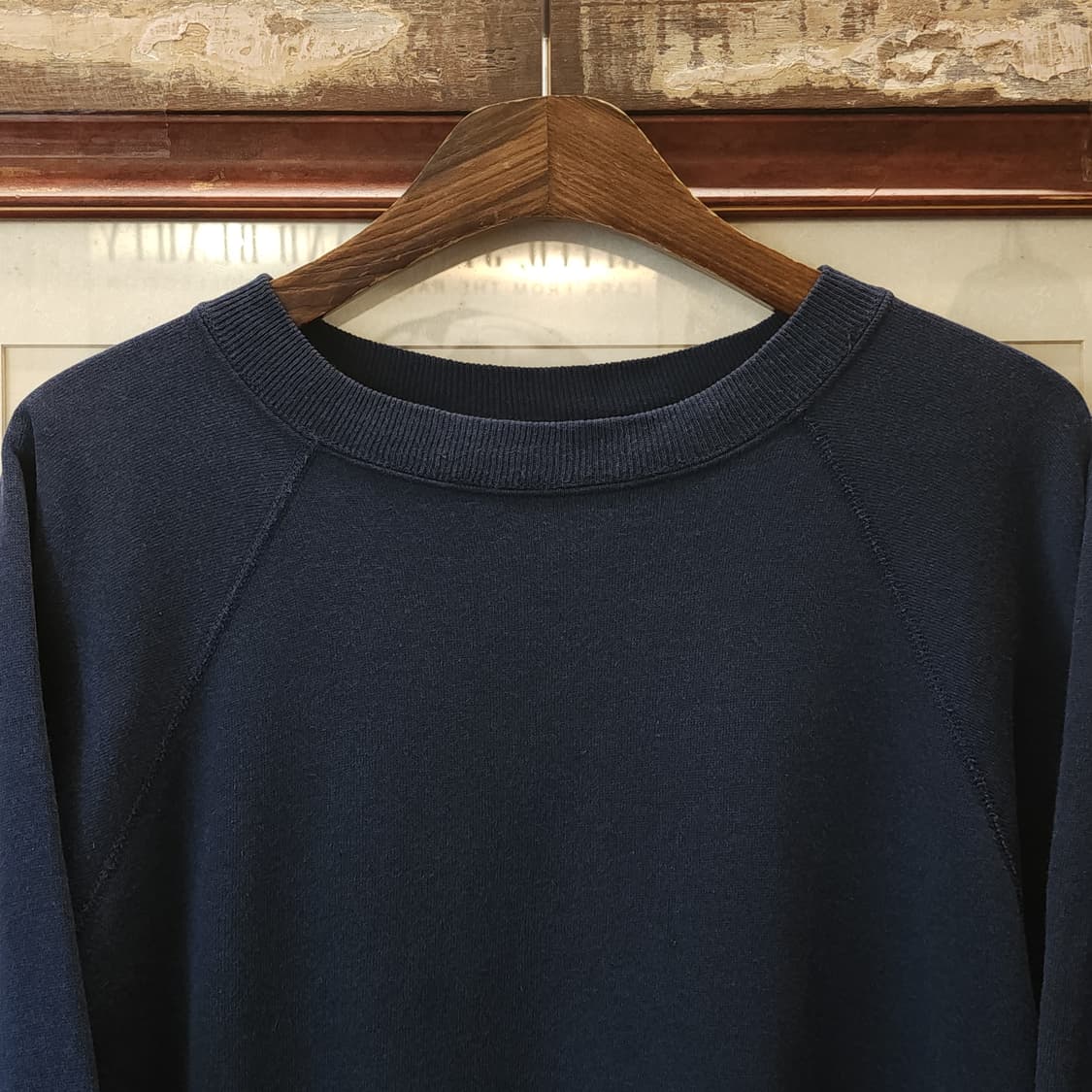 90s 헤인즈 빈티지 스웻셔츠 플레인 스웻셔츠 블루 그레이 m 상품이미지3