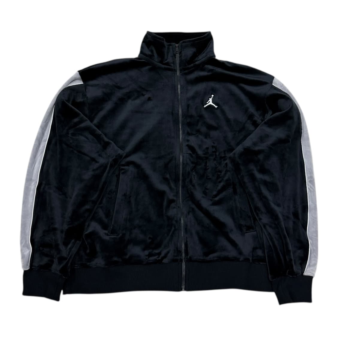 나이키 조던 여성 플라이트 벨루어 벨벳 사이드라인 셋업 세트 블랙 상품이미지2