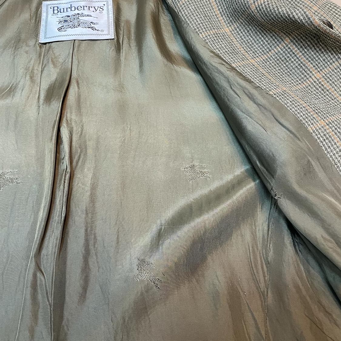 BURBERRY(버버리) 카키체크 골덴배색 울자켓(F) 상품이미지7