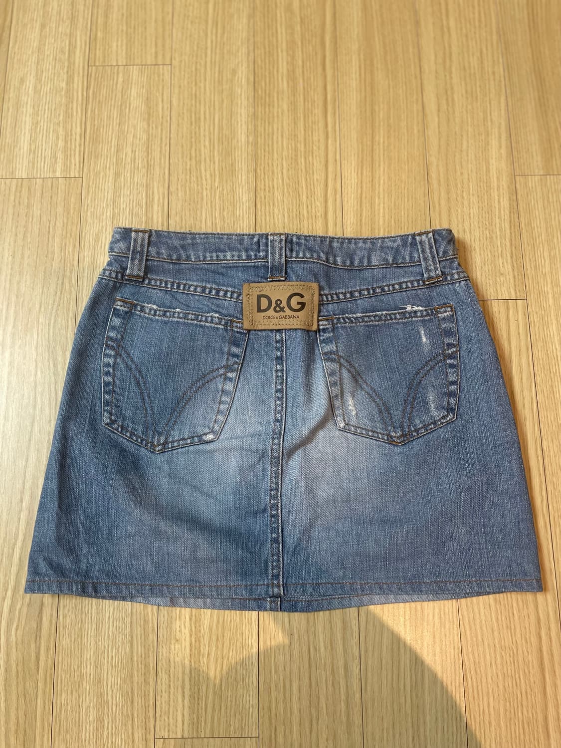 돌체앤가바나 D&G 데님 미니스커트 상품이미지2