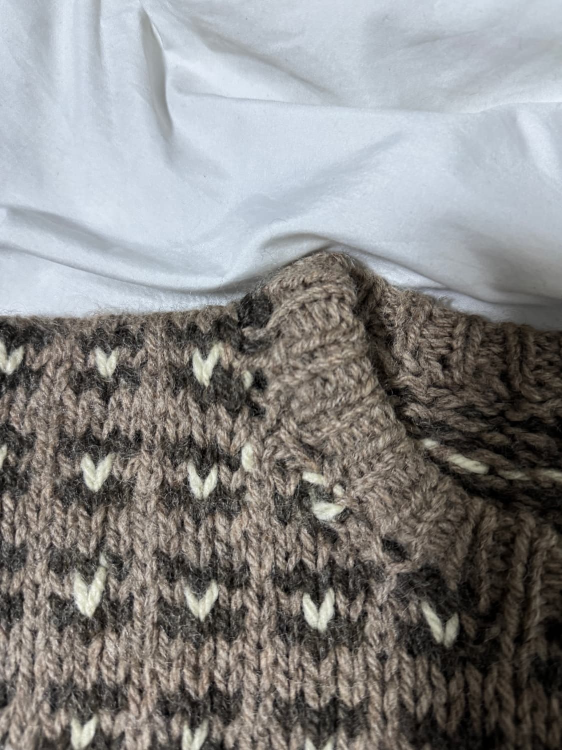 맥그리거 버드아이 패턴 울 니트 상품이미지4