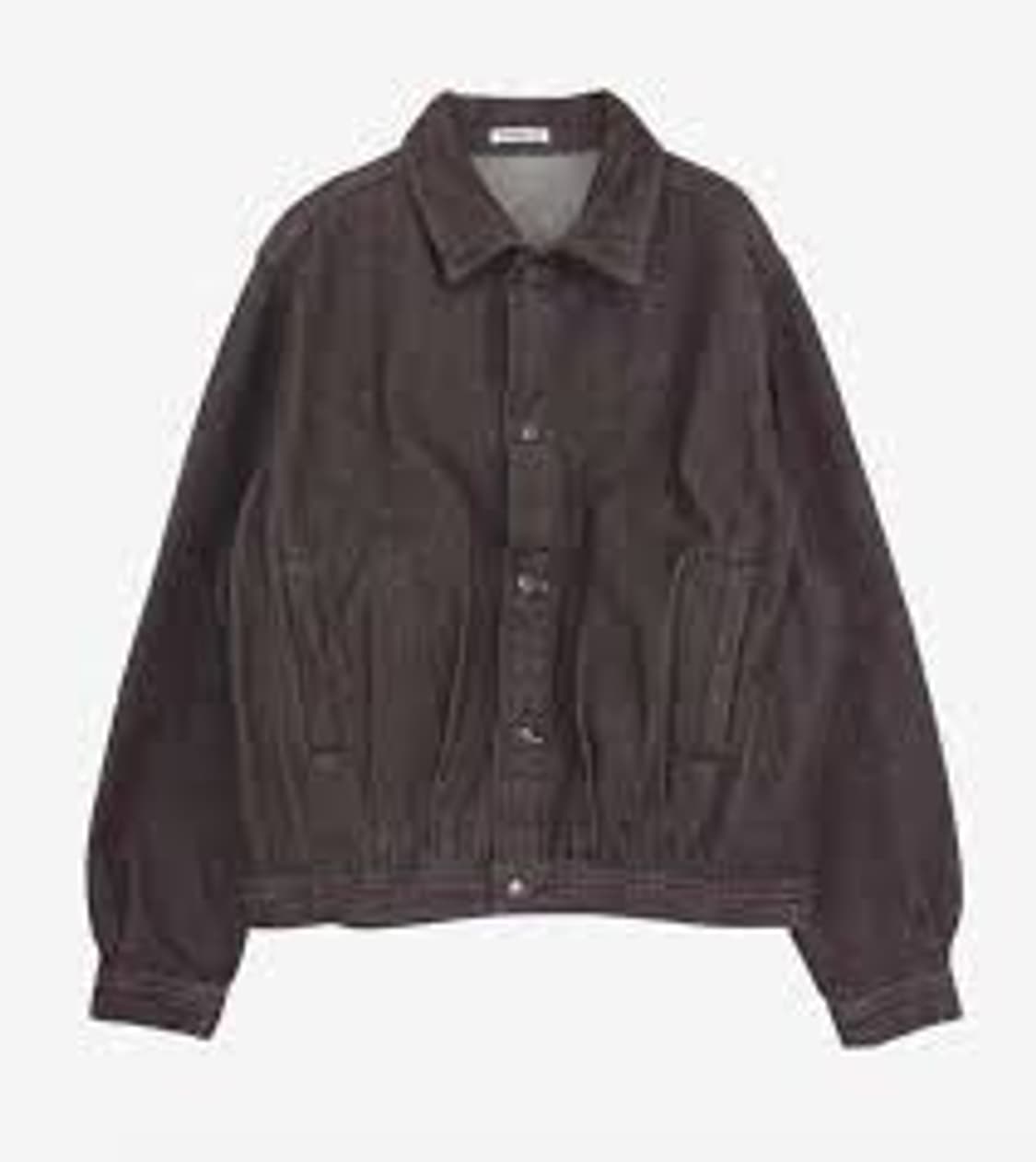 [4]오라리 브라운 데님 블루종 상품이미지1