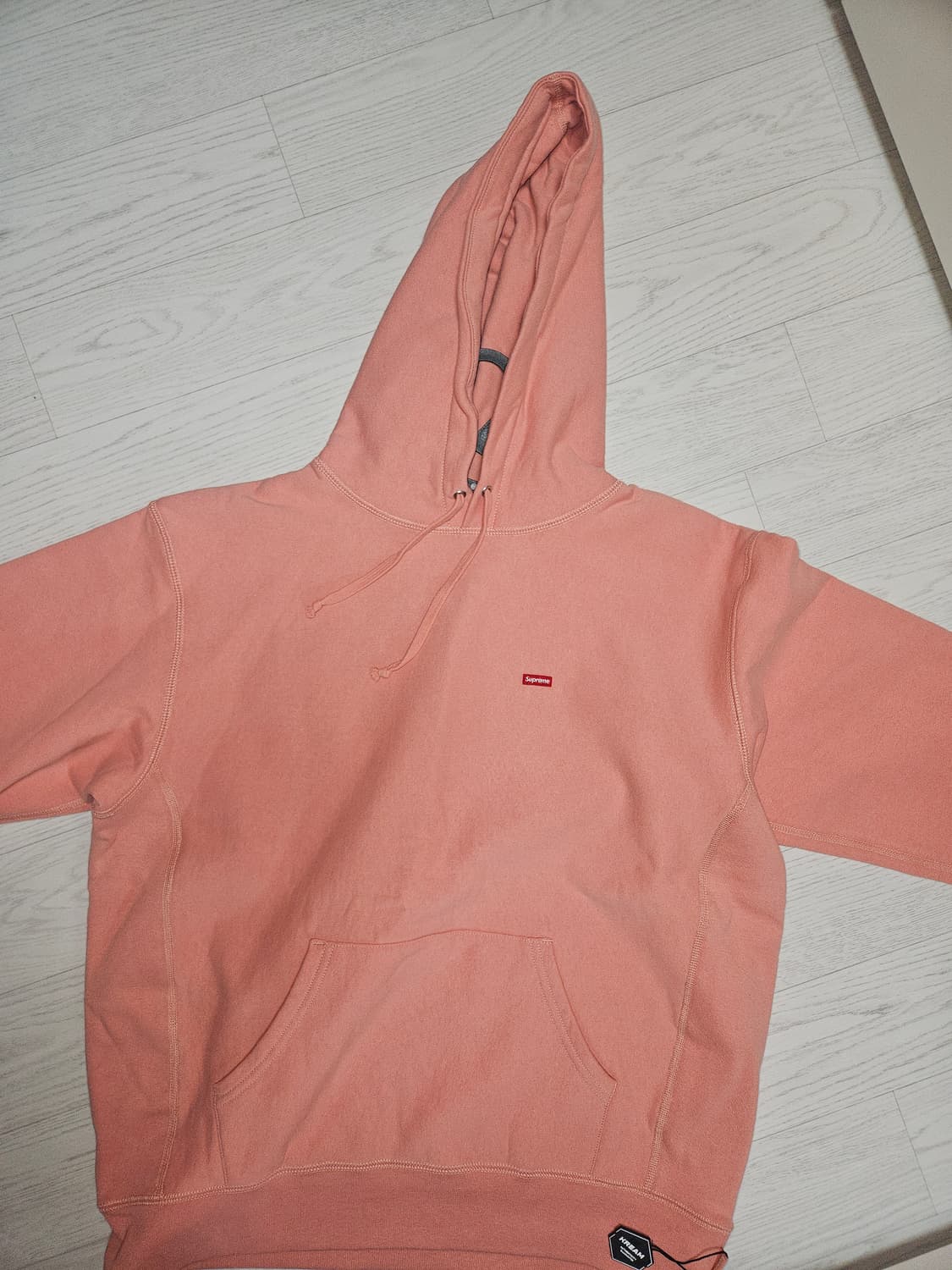 슈프림 스몰박스 후드 스웨트셔츠 더스티 코랄 상품이미지1