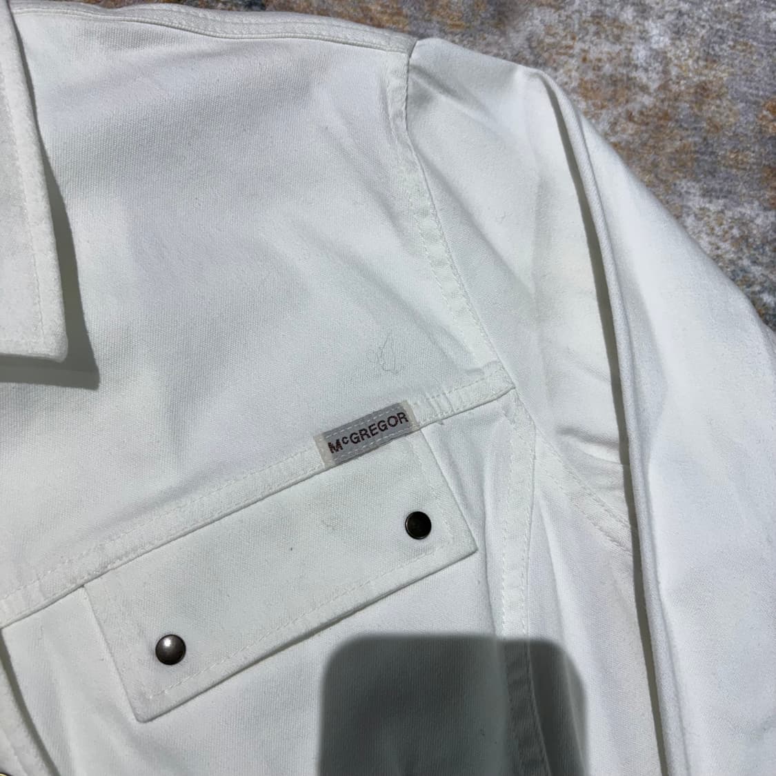 00‘s 맥그리거 빈티지 화이트 셔츠 상품이미지3