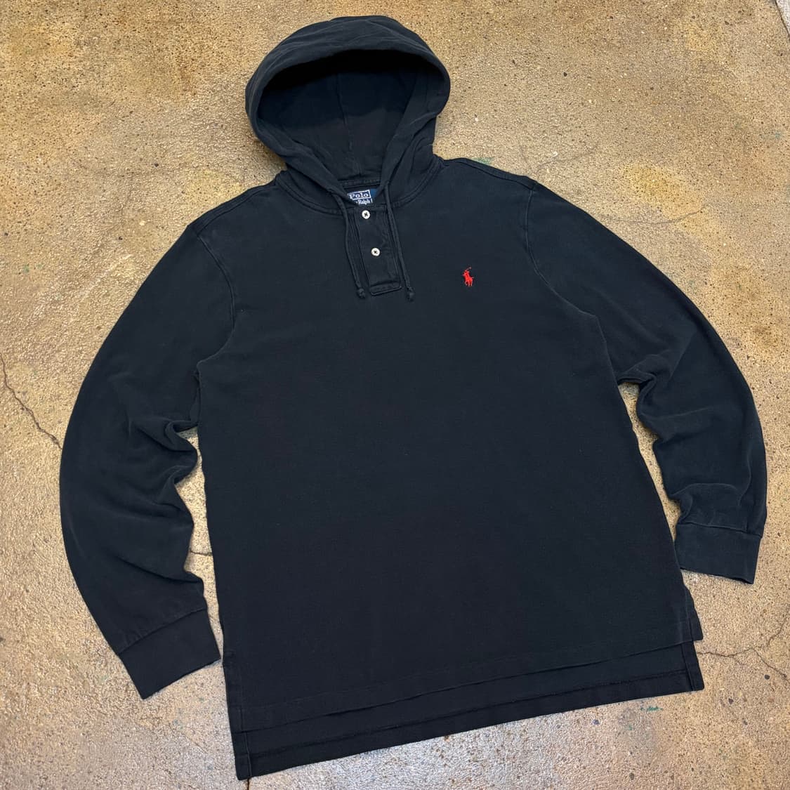 레어 00s 미국 빈티지 폴로랄프로렌 PK 헨리넥 후드티 상품이미지2