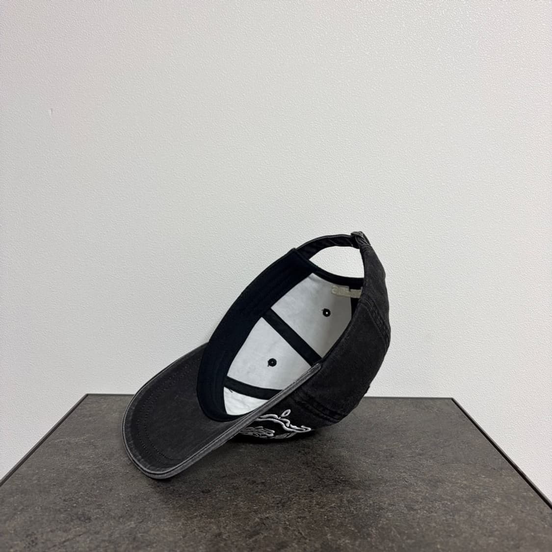 (OS) 슈프림 6패널 볼캡 모자 잭다니엘 워시드 블랙 상품이미지6