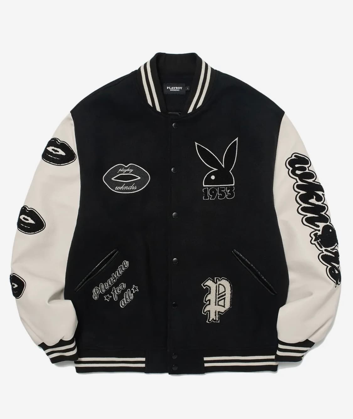 위캔더스 야구점퍼바시티자켓 bunny girl varsity jacket 상품이미지1
