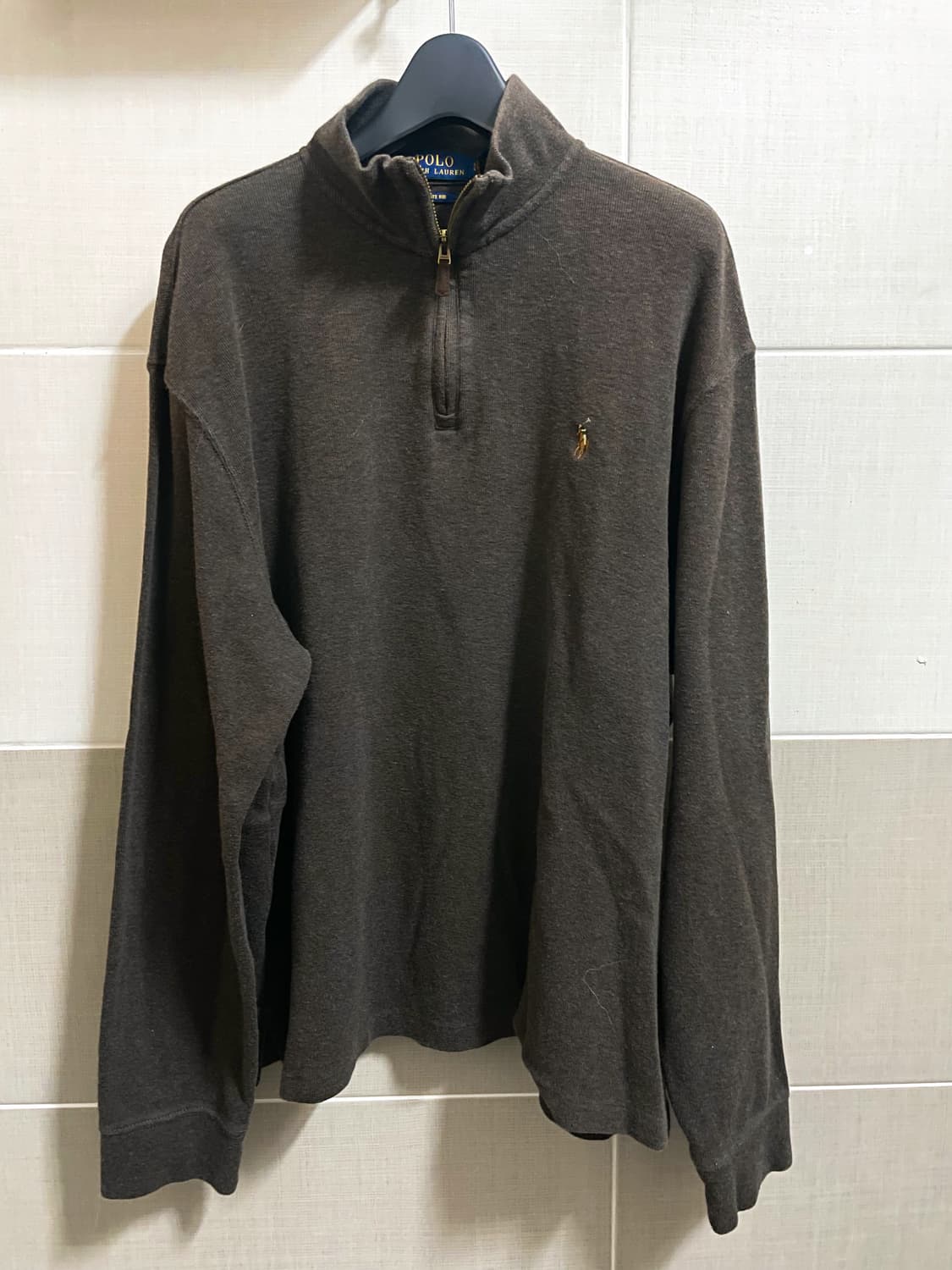 폴로 하프집업 니트 스웨터 상품이미지2