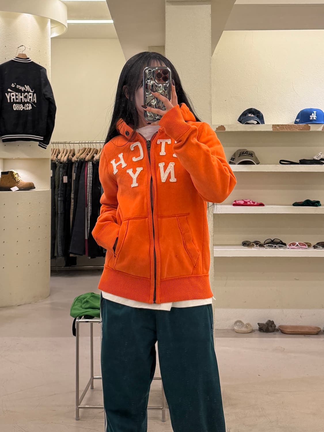 아베크롬비앤피치 FITCH NY 패치 후드집업 U1137 상품이미지1