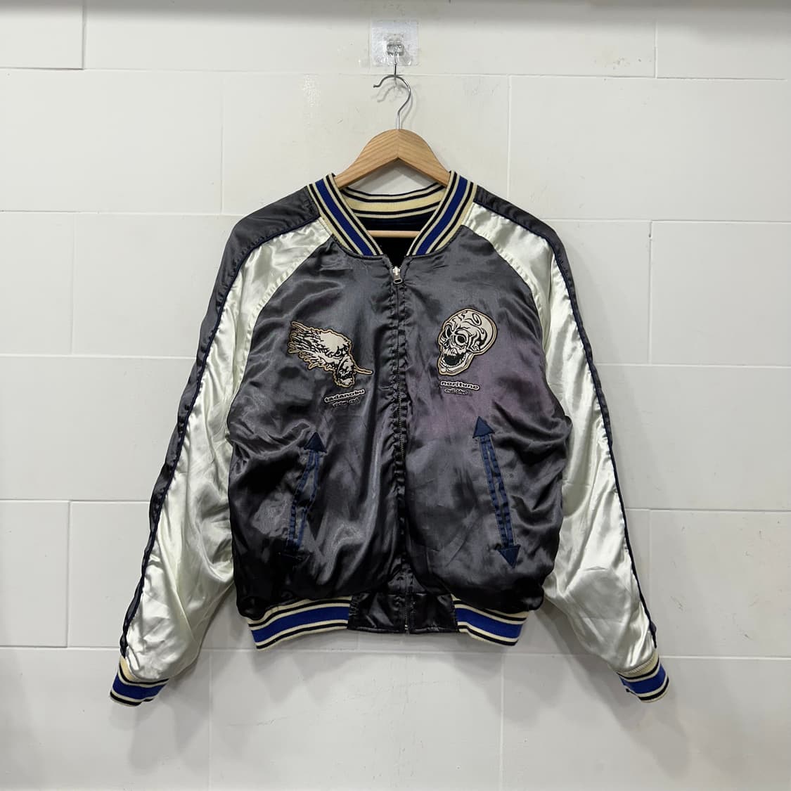 Japan vintage 리버시블 스카쟌 상품이미지3