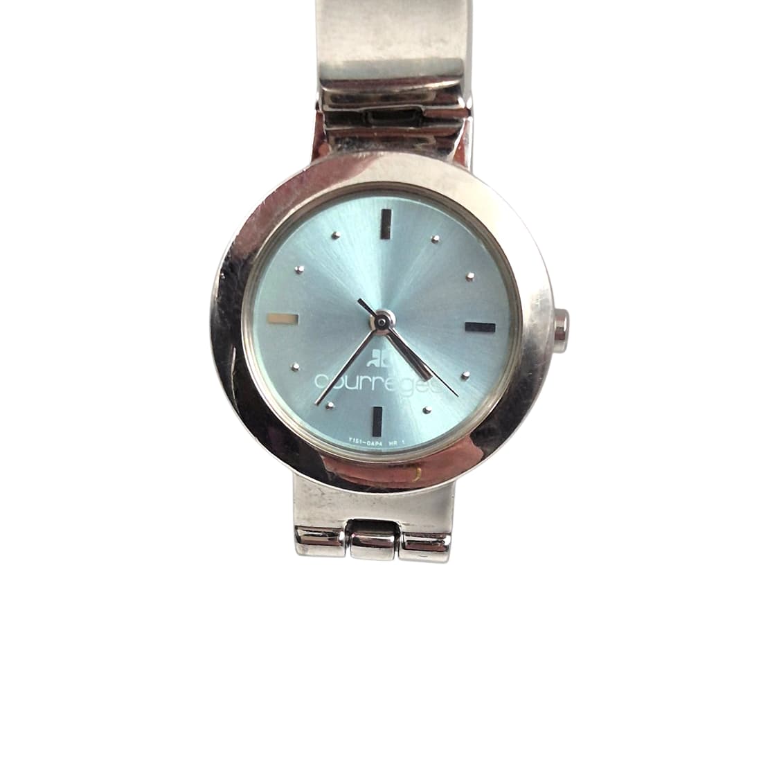 90s 꾸레쥬 터콰이즈 모던 레트로 시계 상품이미지5