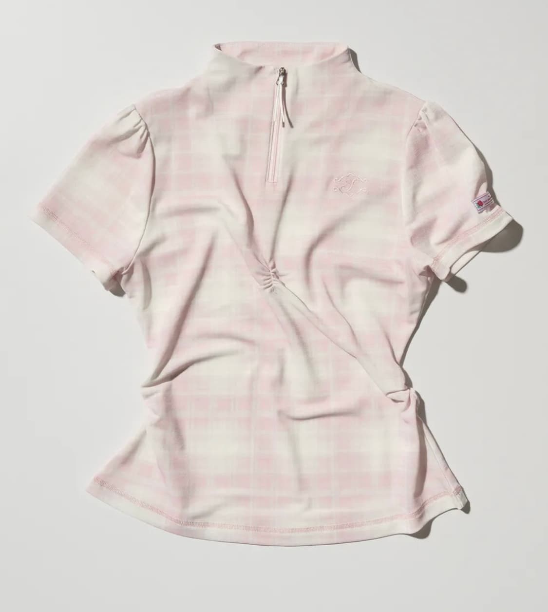 스컬프터 geek half zip up pale pink 상품이미지3